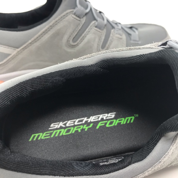 Skechers Gray Notter Slip On Sports Athletic Walking Comfort Shoes Size 7.5 Mens - Picture 6 of 8